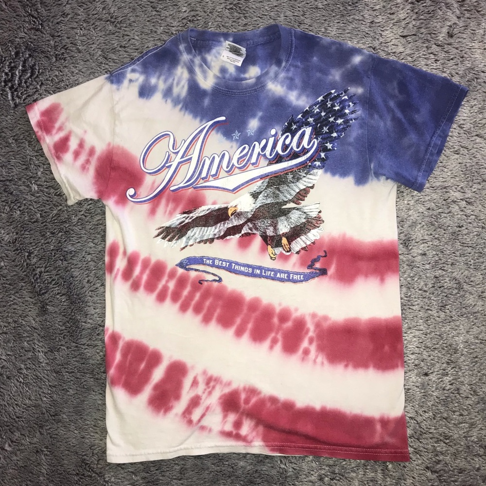 America tie dye t-shirt